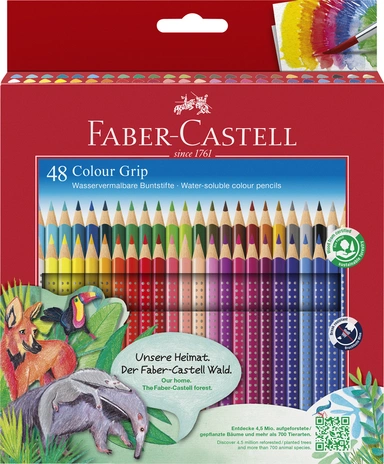 Farveblyant Grip Faber-Castell 48