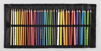FARVEBLYANTER GRAPHIT STYLUS RULLEPENAL 36 STK