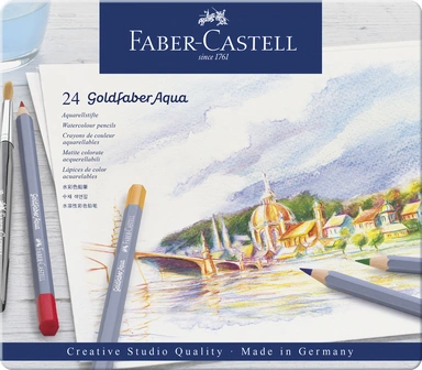 Farveblyant Goldfaber Akvarek Tinænske 24 Ass